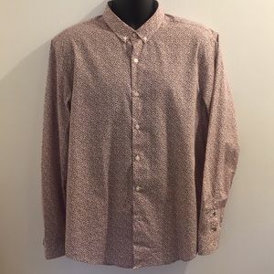 White/Burgundy 2XL Zara buttonup - slimfit